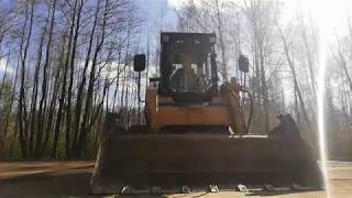 Caterpillar 287b Ground leveling