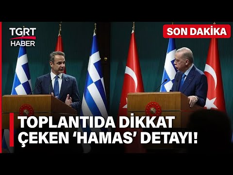 Erdoğan'dan Miçotakis'e 'Hamas' Çıkışı: Mutabık Kalmadığımız Bir Konu Var... - TGRT Haber