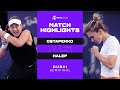Jelena Ostapenko vs. Simona Halep | 2022 Dubai Semifinal | WTA Match Highlights