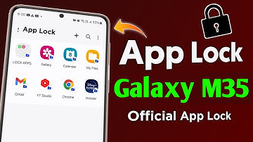 Samsung M35 App Lock Kaise Lagaye | Samsung Galaxy M35 Apps Lock And Unlock