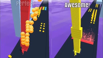 Stack Color - Level Gameplay 🌈⚡️IOS/Android (Level 6 -9)