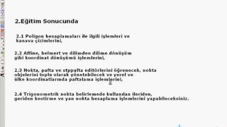 Netcad Hesapi̇leri - 1 Giriş