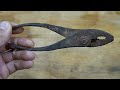 Restore rusted and stuck pliers