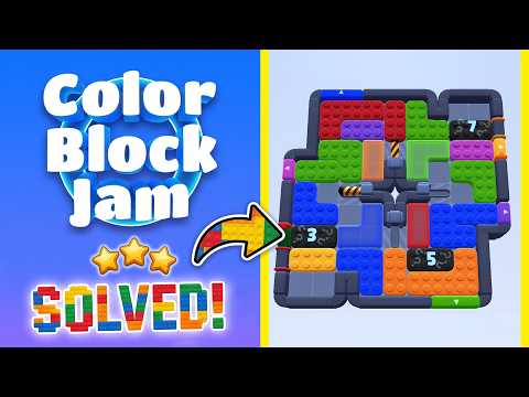 🧩 Color Block Jam - Level 1523 Walkthrough (Also 1525 & 1527) | Puzzle Solution 📱 thumbnail