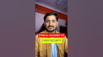 Ethical Hacking vs Cybersecurity 🔥 #shorts