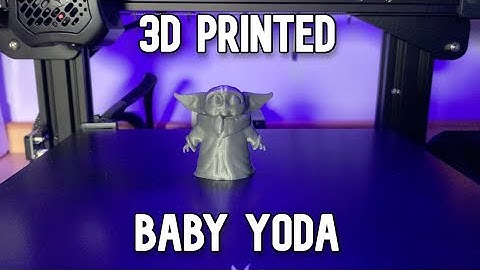 SATISFYING Timelapse/Octolapse - Baby Yoda 3D Print