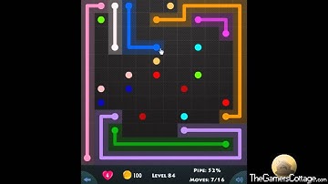 Flow Game Level - 954 [12x12] Jumbo Pack Connect the Dots