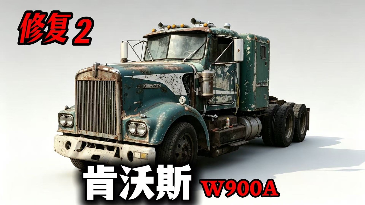 Restoring a Kenworth W900A Left to Rot for 30 Years: Part 2 - YouTube