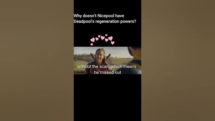 Why doesn't Nicepool have Deadpool's awesome regeneration powers? #shorts #deadpool #marvel