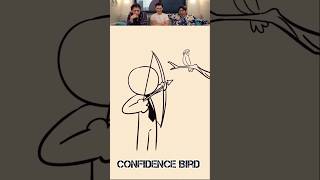 No fear, no reaction Bird Confidence Level: Unlimited