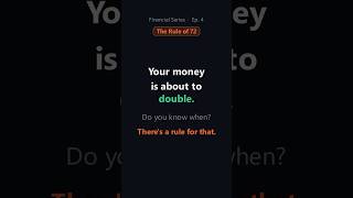 Financial Principles | The Rule of 72 #finance #learning #principles