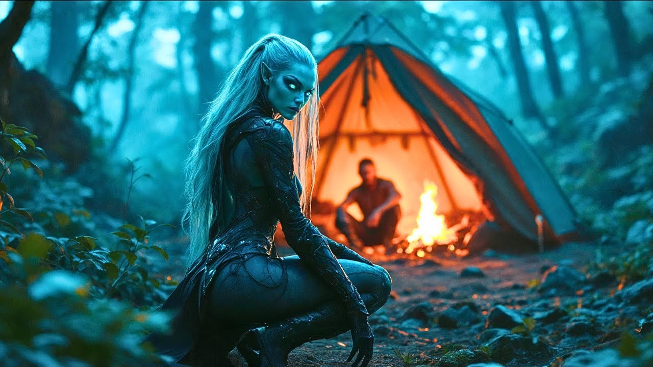 Er Dachte, Das Alien-Mädchen Wollte Sich Nur In Seinem Zelt Wärmen– DochGanz Anders,Als Er Erwartete