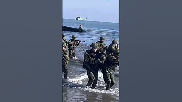 🌊Amphibious Power — U.S. Marines Storm the Beach in Colombia ⚡🇺🇸 | US Forces Shorts