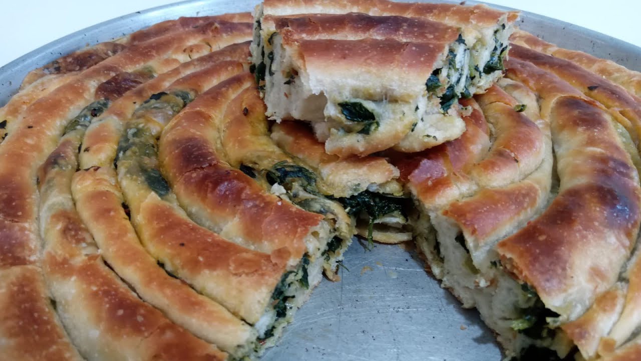 Çıtır Çıtır Oklava Kullanmadan  El Açması Ispanaklı Çarşaf Böreği Nefis Yemek Tarifleri