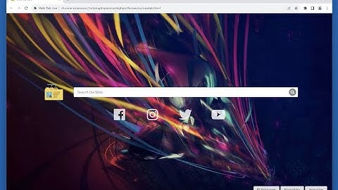 Web Tab Live browser hijacker - how to remove?