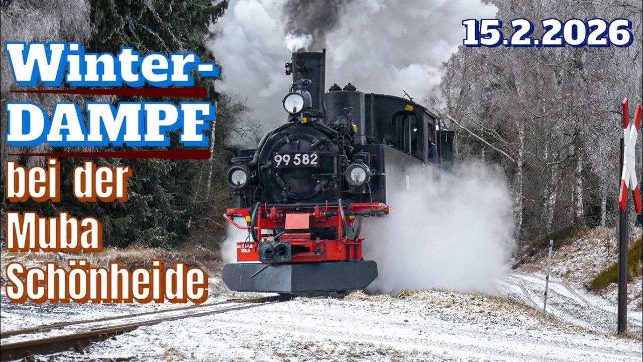 IV K - DAMPF im winterlichen Westerzgebirge | Museumsbahn Schönheide | 15.2.2026