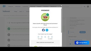 🚀 Faster Growth with Sales Cloud & Commerce Cloud | Salesforce Trailhead 2025