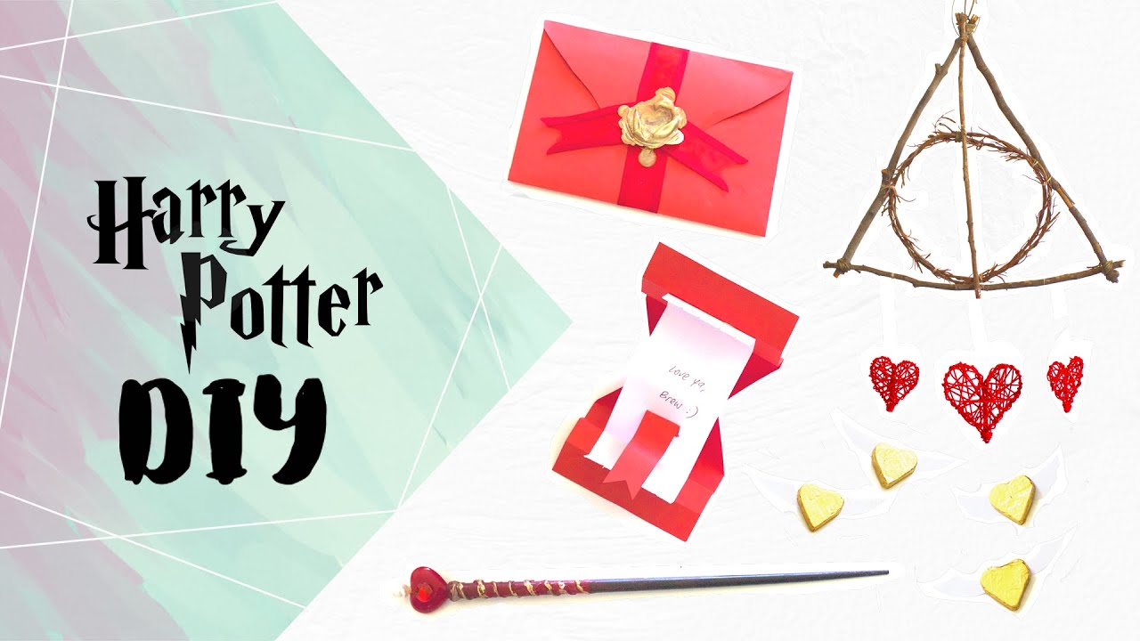 Harry Potter DIY: 5 Easy Gift Ideas - YouTube