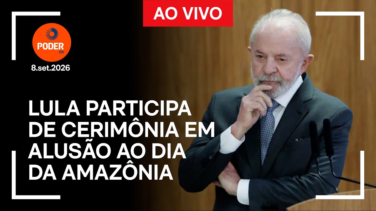 Ao vivo: Lula participa de cerimônia em alusão ao Dia da Amazônia