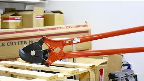 Kìm cắt cáp mỏ kéc CC-0303 đường kính tới 50mm. MCC - Made in Japan