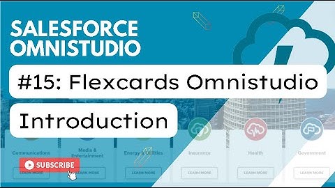 Session 15: Flexcards | Introduction | Omnistudio | Salesforce Vlocity Sessions