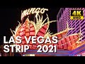 [4K] Las Vegas Strip at night 2021 - Video Walking Tour - Binaural Sound