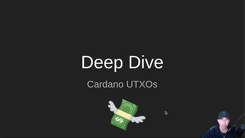 Cardano: NerdOut - UTXOs