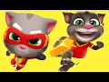 Who is the best? Talking cat Tom Hero Dash vs Talking Tom Gold Run #teremok