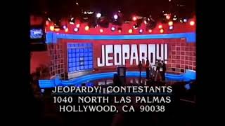 Jeopardy! contestant plug, 3/27/92