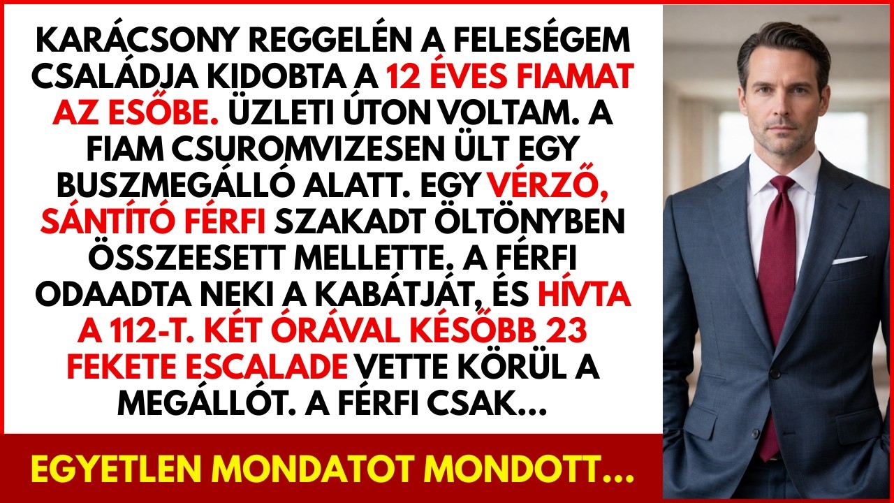 Karácsonykor a feleségem családja kidobta a fiamat az esőbe, miközben én üzleti úton voltam.