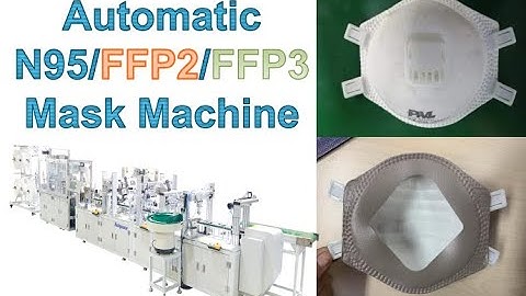 N95 respirator mask machine-N95/FFP2/FFP3 cup mask machine with auto PU inner face foam/face seal