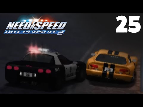 Need For Speed Hot Pursuit 2 PS2 Part 25 Pursuit Corvette Challenge Let S Play 
