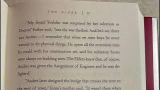 The Giver Chapter 2