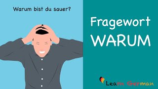 Fragewort WARUM | W-Fragen | | Learn German Grammar | A1-A2