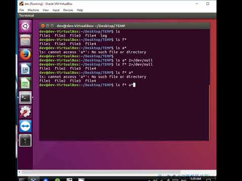 [01] Redirect / Suppress Errors of any command in Linux or Unix