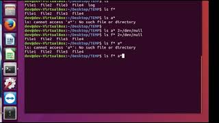[01] Redirect / Suppress Errors of any command in Linux or Unix