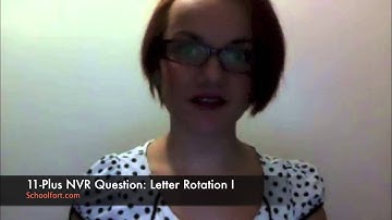 Analogies, Series, Recognition and Rotation (IV) | 11-Plus Non Verbal Reasoning Exam Question