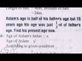 How to solve linear equation