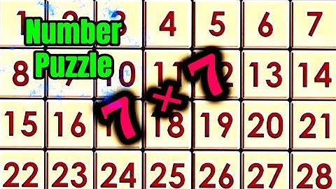 Discover new ways to solve the 7×7 number puzzle by arranging the numbers from 1 to 49.