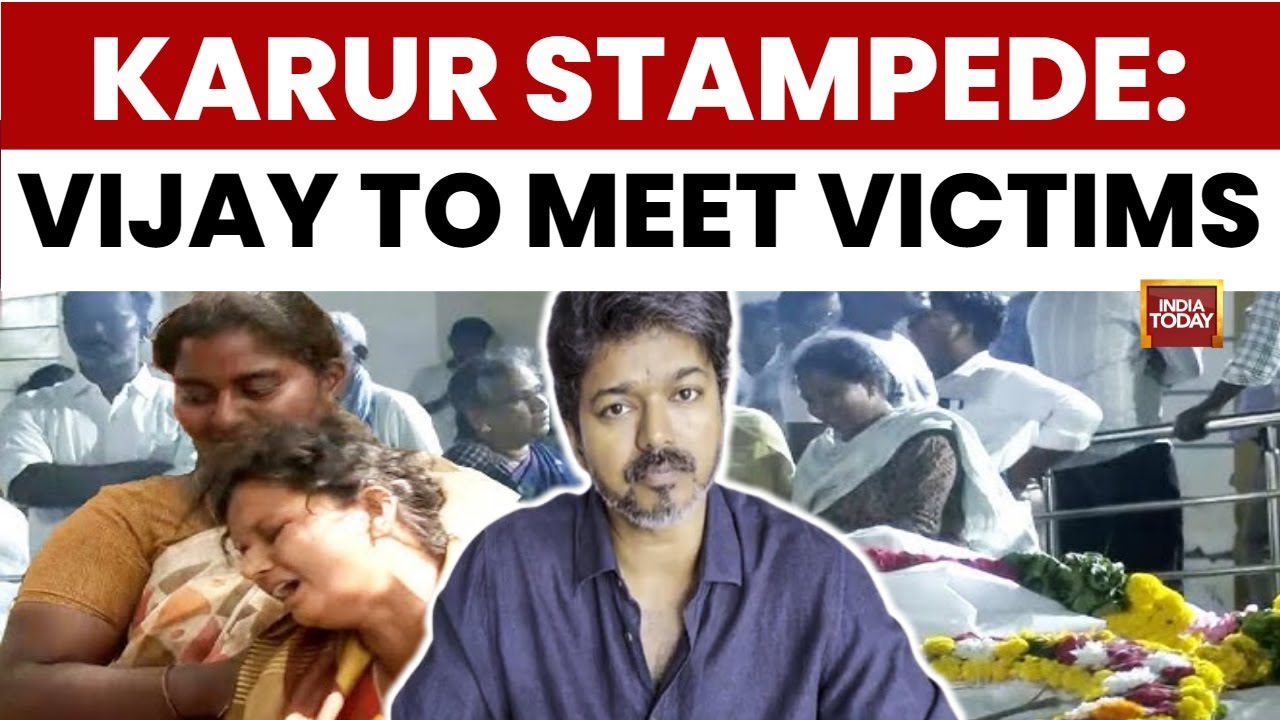 Karur Stampede: Vijay To Meet Victims' Kin, Aide Seeks Relief From Madras HC | India Today News