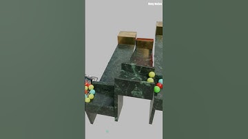 Insane Marble Run w/ Dynamic Mechanics #simulation #satiafying