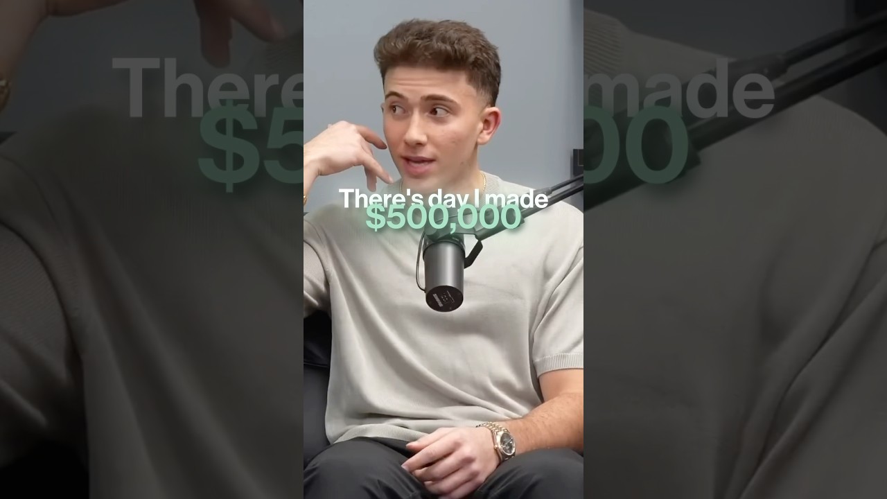 Я позвонил маме и сказал ей, что заработал 500 000 долларов за один день.