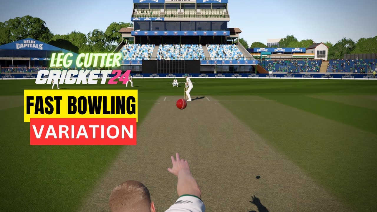Fast Bowling Variation - Leg Cutter | Cricket 24 (Std Ctrl) - YouTube
