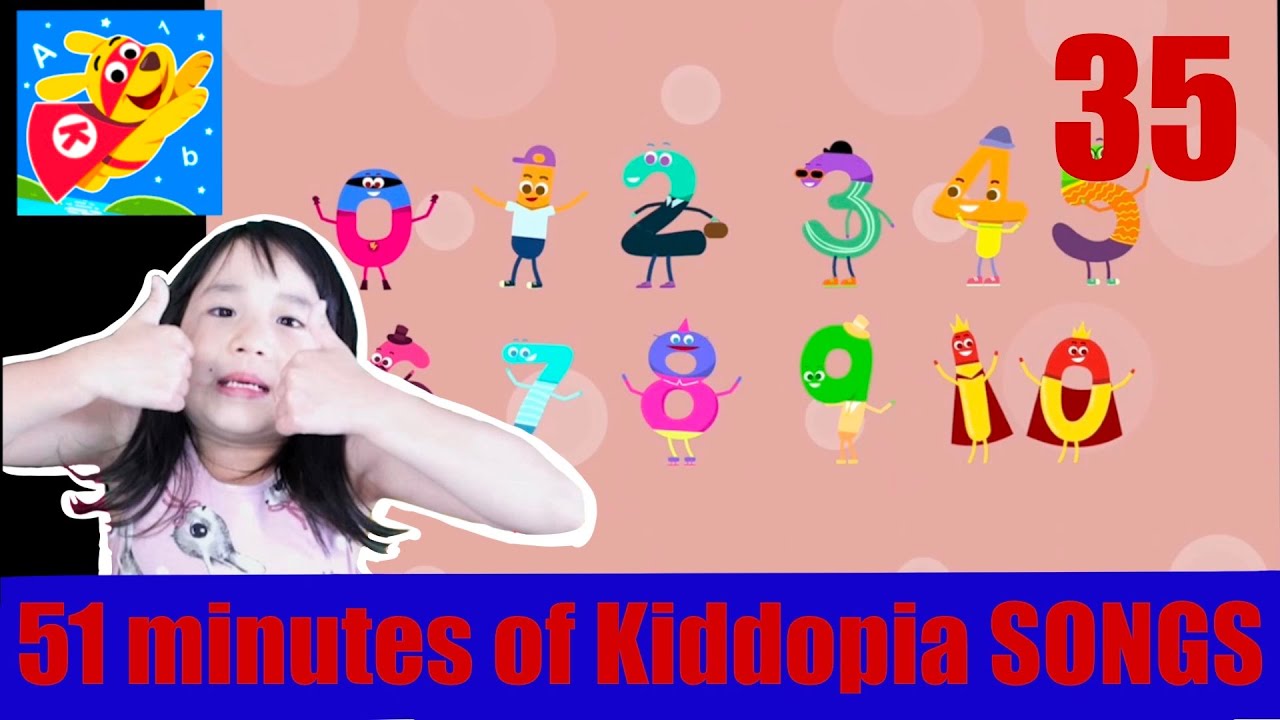 Kiddopia Songs! Learn with 55 mins of Songs from Kiddopia ABC, 123