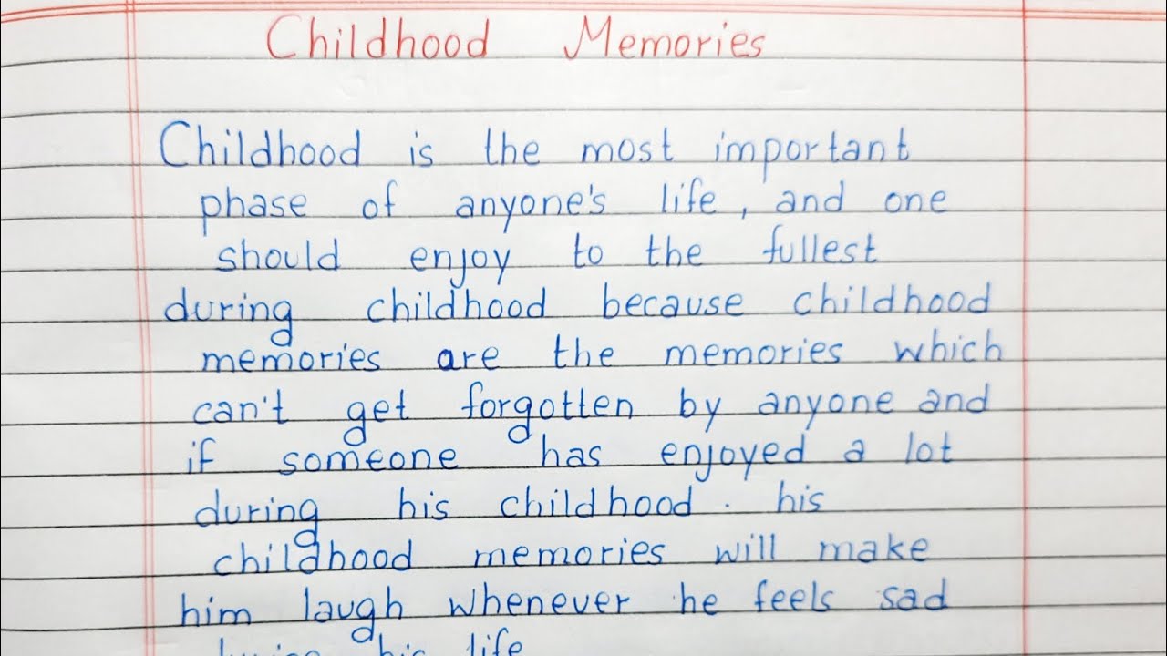 childhood christmas memories essay