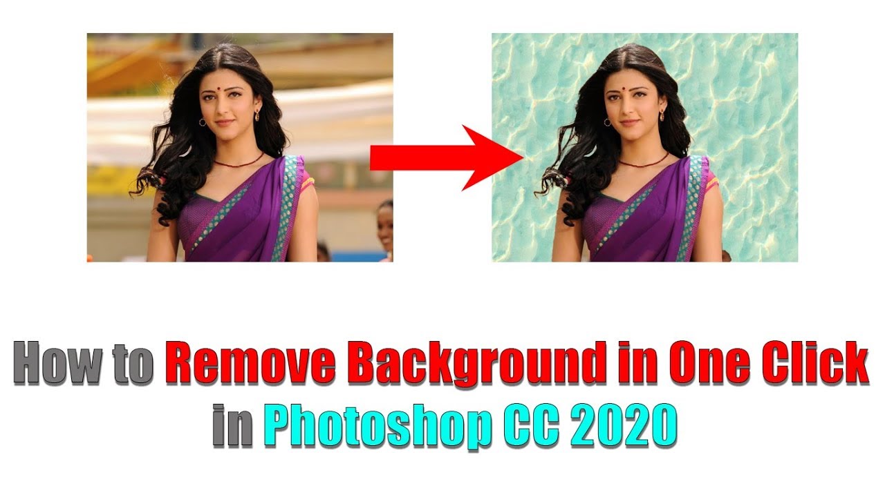 How to Remove Background in One click in Photoshop CC 2020 | THE IMAGING