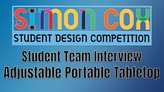 APT Adjustable Portable Tabletop (2021 Simon Cox Student Design Competition)