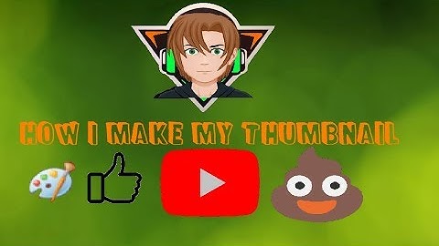 ⭐How I Make my YouTube Thumbnails With MS Paint⭐