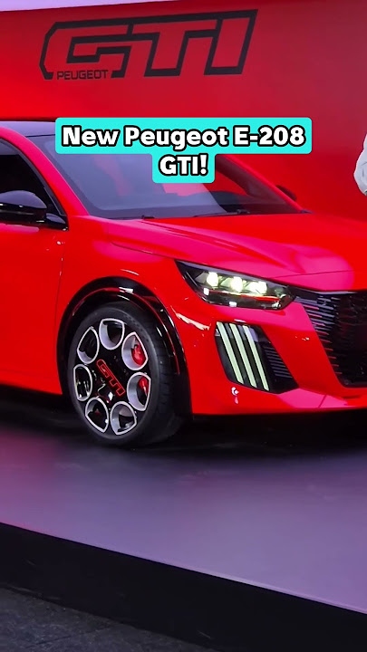 New Peugeot e-208 GTi revealed!