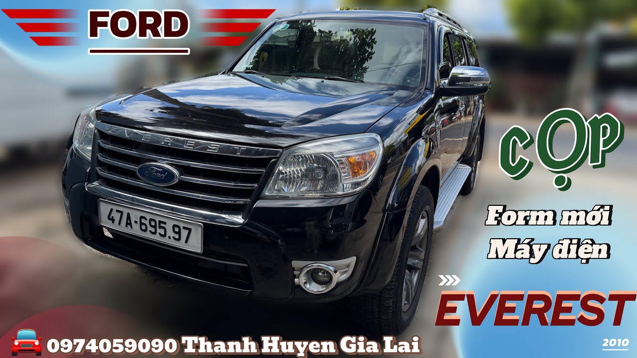Quá đẹp Ford Everest 2010 máy dầu 1 cầu, xe nguyên bản 0974059090 Thanh Huyen Gia Lai - ĐÃ BÁN